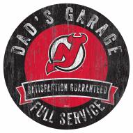 New Jersey Devils Dad's Garage Sign