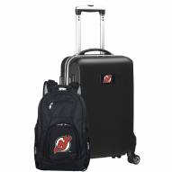 New Jersey Devils Deluxe 2-Piece Backpack & Carry-On Set