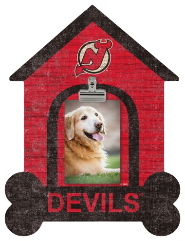 New Jersey Devils Dog Bone House Clip Frame