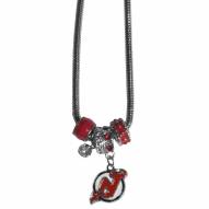 New Jersey Devils Euro Bead Necklace
