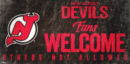 New Jersey Devils Fans Welcome Sign