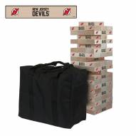 New Jersey Devils Giant Wooden Tumble Tower Game