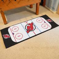 New Jersey Devils Hockey Rink Runner Mat