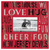 New Jersey Devils In This House 10" x 10" Picture Frame