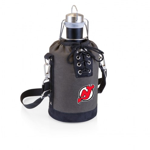 New Jersey Devils Insulated Growler Tote with 64 oz. Stainless Steel Growler