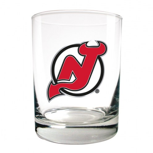 New Jersey Devils NHL Rocks Glass - Set of 2