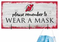 New Jersey Devils Please Wear Your Mask Sign