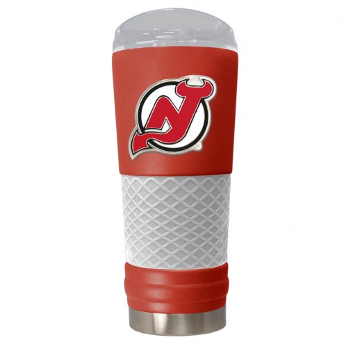 New Jersey Devils Red 24 oz. Powder Coated Draft Tumbler