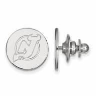 New Jersey Devils Sterling Silver Lapel Pin