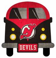 New Jersey Devils Team Bus Sign