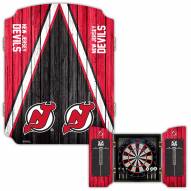 New Jersey Devils Dartboard Cabinet