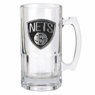 New Jersey Nets NBA 1 Liter Glass Macho Mug