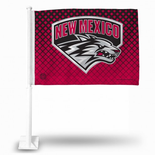 New Mexico Lobos Car Flag