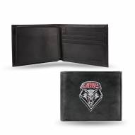 New Mexico Lobos Embroidered Leather Billfold Wallet