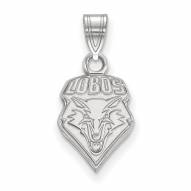 New Mexico Lobos Sterling Silver Small Pendant