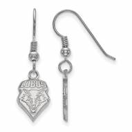 New Mexico Lobos Sterling Silver Small Dangle Earrings