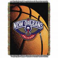 New Orleans Pelicans Photo Real Throw Blanket