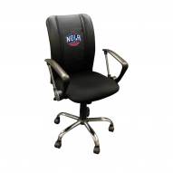 New Orleans Pelicans XZipit Curve Desk Chair with NOLA Logo