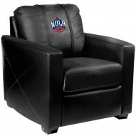 New Orleans Pelicans XZipit Silver Club Chair with NOLA Logo