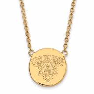 New Orleans Privateers Sterling Silver Gold Plated Large Pendant Necklace