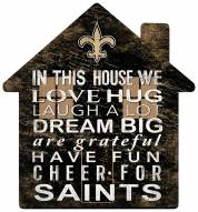 New Orleans Saints 12" House Sign