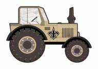 New Orleans Saints 12" Tractor Cutout Sign
