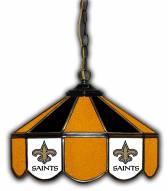 New Orleans Saints 14" Glass Pub Lamp