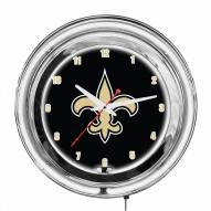 New Orleans Saints 14" Neon Clock