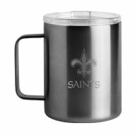 New Orleans Saints 15 oz. Etch Stainless Steel Mug
