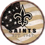 New Orleans Saints 16" Flag Barrel Top