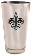 New Orleans Saints 16 oz. Electroplated Pint Glass