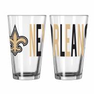 New Orleans Saints 16 oz. Overtime Pint Glass