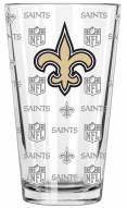 New Orleans Saints 16 oz. Sandblasted Pint Glass