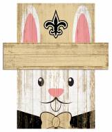 New Orleans Saints 19" x 16" Easter Bunny Head