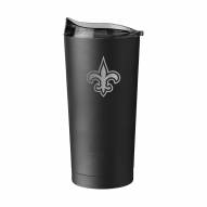 New Orleans Saints 20 oz. Powder Coat Etch Tumbler