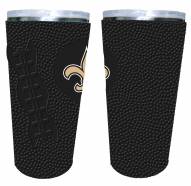 New Orleans Saints 20 oz. Stainless Steel Tumbler with Silicone Wrap