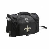 New Orleans Saints 22" Rolling Duffle Bag