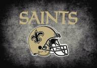 New Orleans Saints 4' x 6' NFL Distressed Area Rug