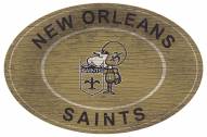 New Orleans Saints 46" Heritage Logo Oval Sign