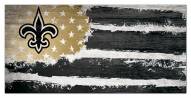 New Orleans Saints 6" x 12" Flag Sign