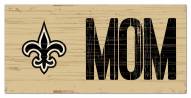 New Orleans Saints 6" x 12" Mom Sign