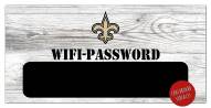 New Orleans Saints 6" x 12" Wifi Password Sign