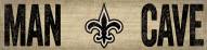 New Orleans Saints 6" x 24" Man Cave Sign
