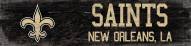 New Orleans Saints 6" x 24" Team Name Sign