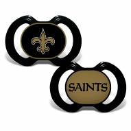 New Orleans Saints Baby Pacifier 2-Pack