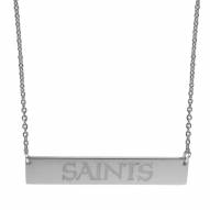 New Orleans Saints Bar Necklace