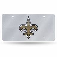 New Orleans Saints Bling License Plate