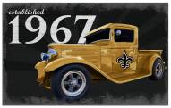 New Orleans Saints Established Truck 11" x 19" Sign