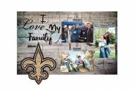 New Orleans Saints I Love My Family Clip Frame