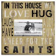 New Orleans Saints In This House 10" x 10" Picture Frame